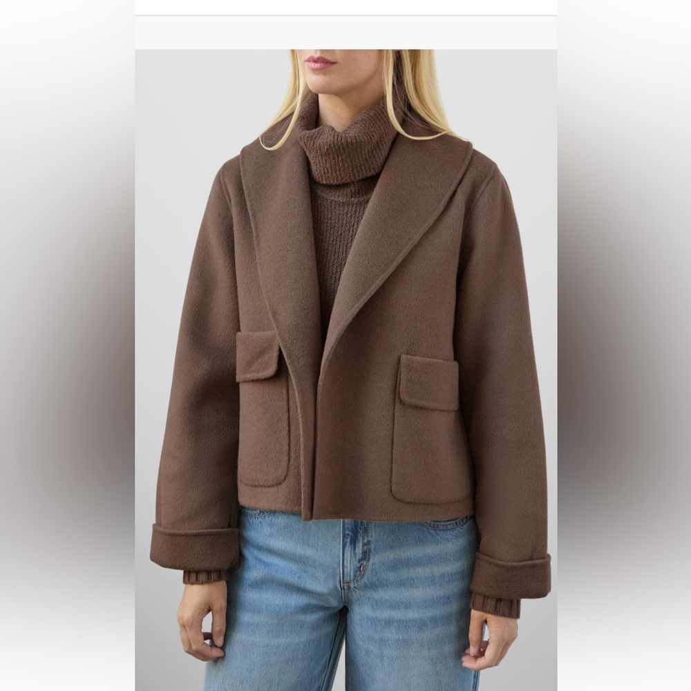 NWT • Splendid x Cella Jane Icon Coat in Truffle • medium